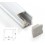 Profilé aluminium de surface 17x15 mm