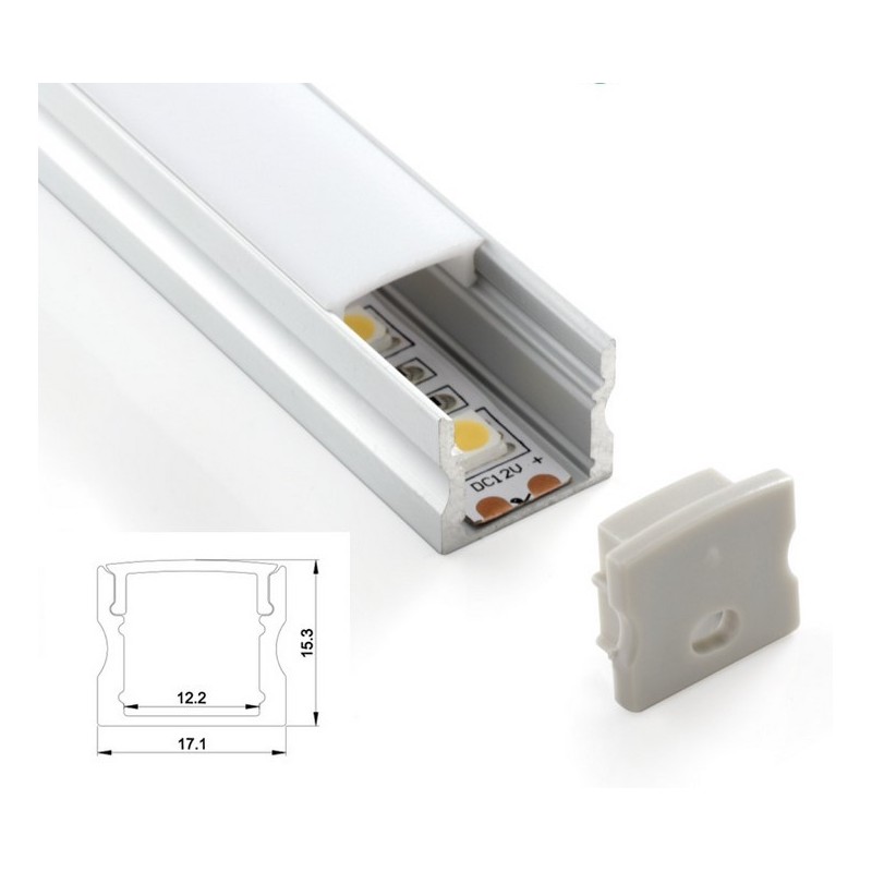 Profilé aluminium de surface