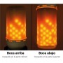 ampoule effet feu