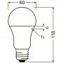 dimension lampe led