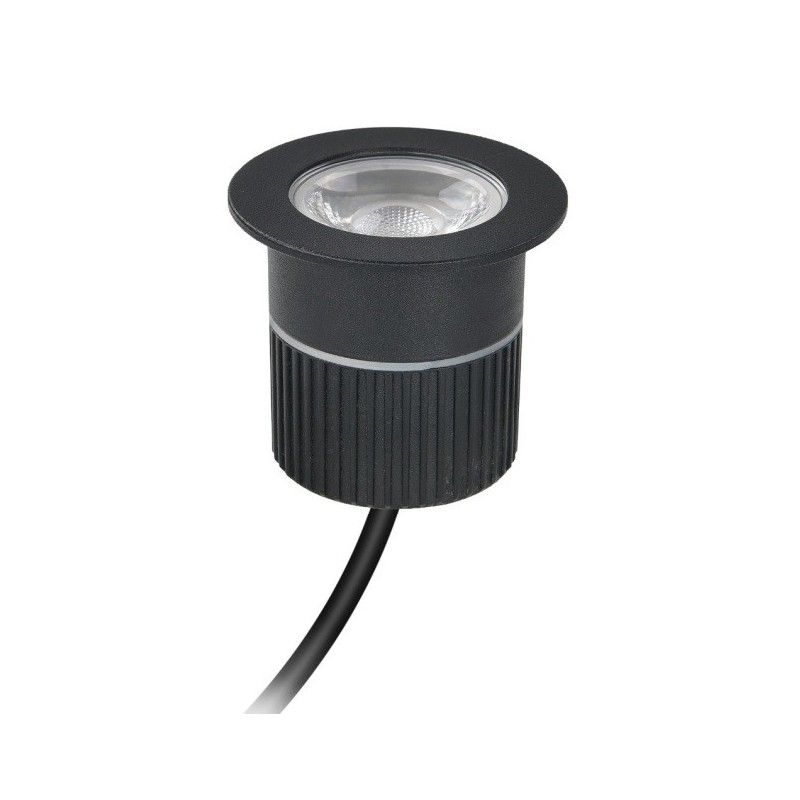 Spot LED extérieur puissant 24W, en inox. Encastré de sol - ®