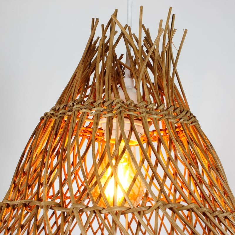 Lampe de plafond en osier  "Willow" Lampe de plafond en osier  "Willow"