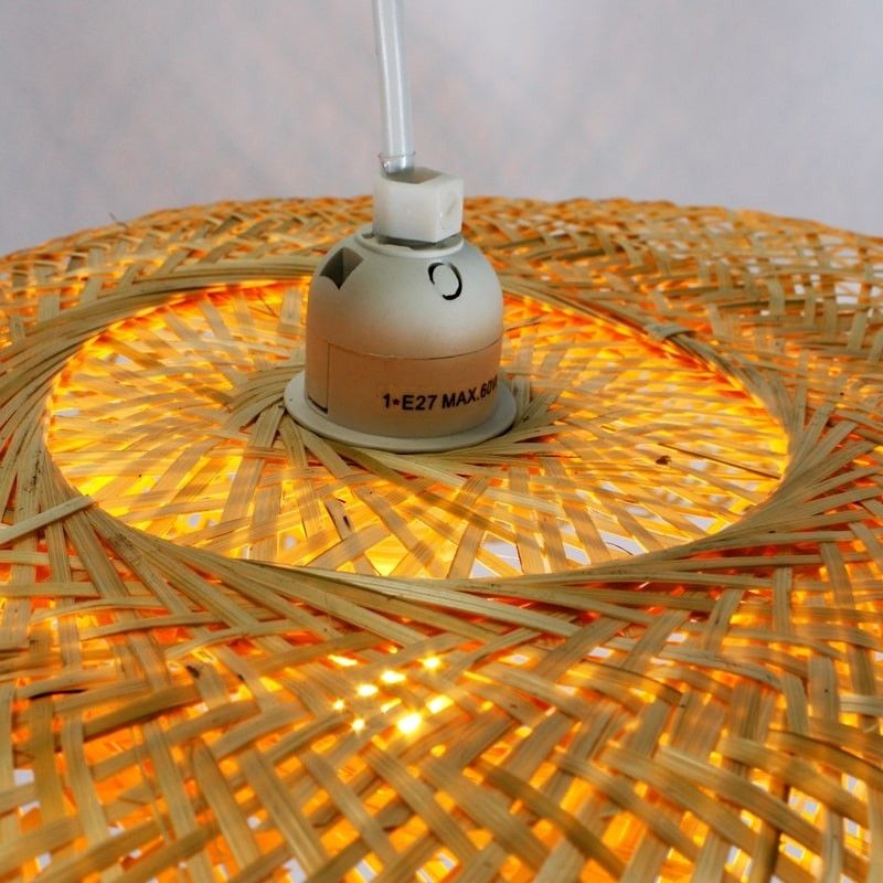 suspension en osier suspension en osier