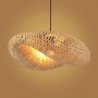 lampe suspendue en osier