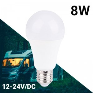 Ampoule E27 A60 8W | Éclairage pour caravanes, bateaux et vans