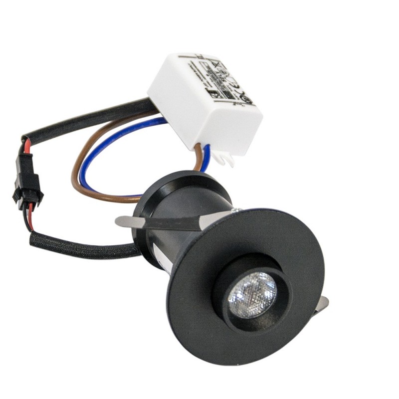 Spot LED encastrable 3W fixe/orientable Spot LED encastrable 3W fixe/orientable