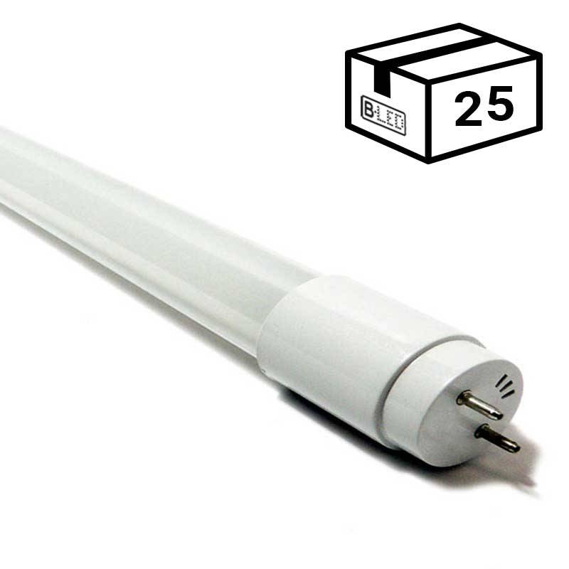 Pack tube LED T8 18W 120 cm en verre (25 u.)