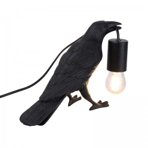 Lampe oiseau Corb