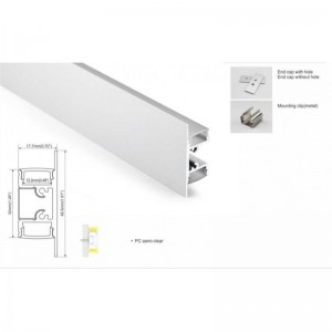 Profilé aluminium pour ruban led