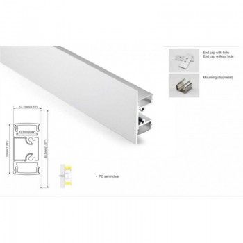 Profilé aluminium pour ruban led Profilé aluminium pour ruban led