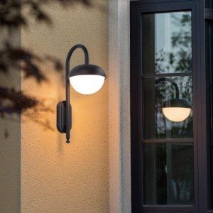 Lampe solaire lumière extérieure terrasse applique murale