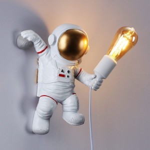 Luminaire pour ampoule led astronaute