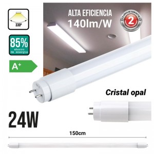 Tube LED en verre