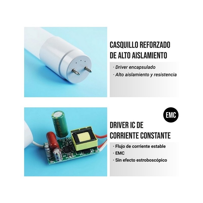 composition tube LED T8 composition tube LED T8