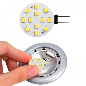 Ampoule LED G4 bi-pin plate 12V AC/DC - 2W