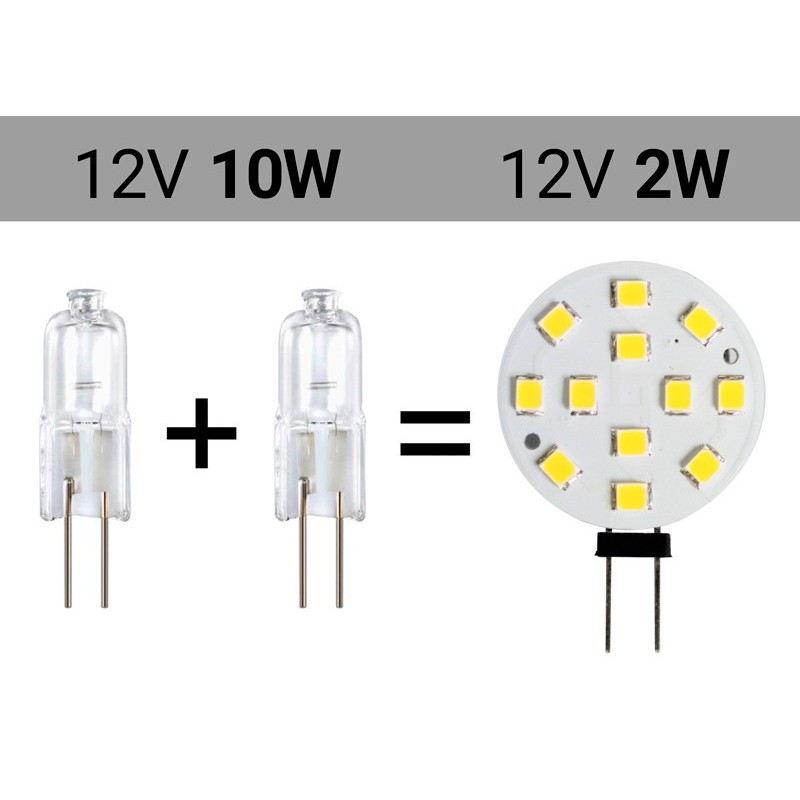Ampoule LED G4 plate bi-pin Ampoule LED G4 plate bi-pin