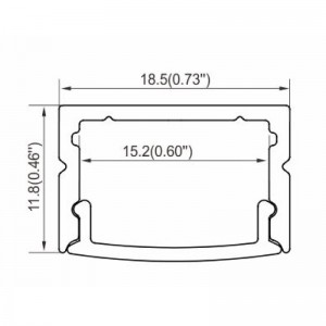 Profilé aluminium bande led