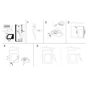 applique LED murale plâtre