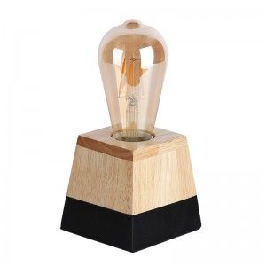 Lampe de table en bois "LAKA"