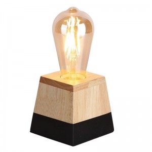 Lampe de table en bois "LAKA"