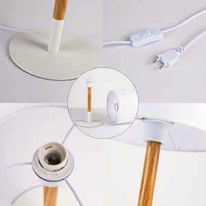 Lampe de table bois naturel