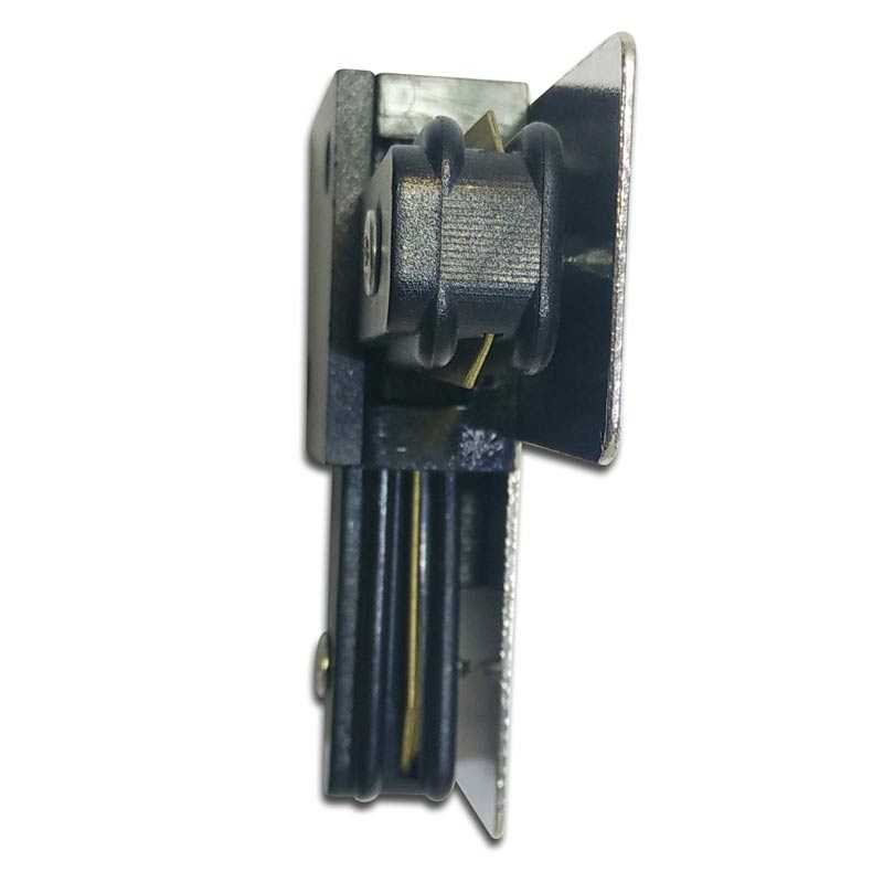 Connecteur rigide 90º équerre pour rail monophasé Connecteur rigide 90º équerre pour rail monophasé