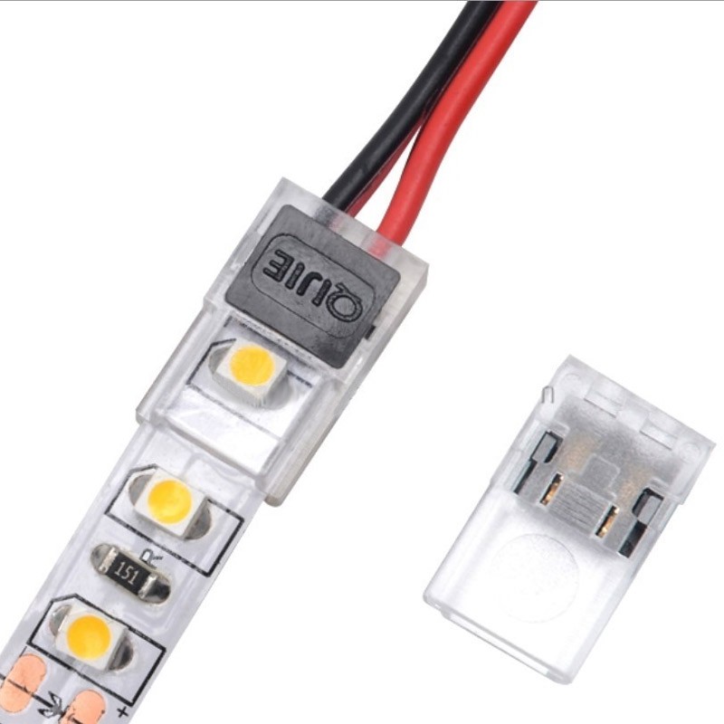 Connecteur de Bande LED à 2 Broches Câble d'extension Flexible 2 pin Flex  LED Strip Ruban LED Connecteur d'angle pour Bande LE[784] - Cdiscount Maison