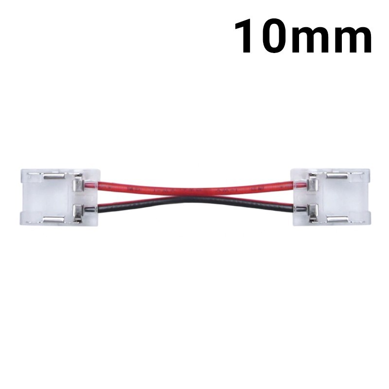 Connecteur de pontage ruban à ruban unicolore de 10 mm pour profilé