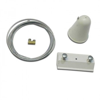Kit de suspension câble 2 m pour rail monophasé Kit de suspension câble 2 m pour rail monophasé