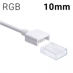 Connecteur hippo câblé ruban LED RGB IP68