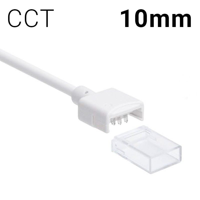 Connecteur en T pour système professionnel LED, blanc