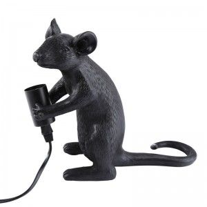 Lampe à poser design souris en résine "Stuart"