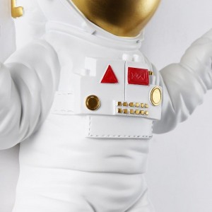 Lampe murale astronaute Conrad Blanc