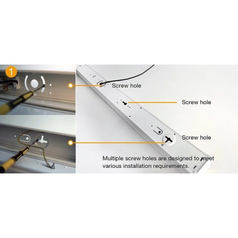 Linéaire LED haute puissance CCT - 40W - 120cm