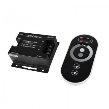 Variateur avec télécommande RF 12V / 24V 1 canal Variateur avec télécommande RF 12V / 24V 1 canal