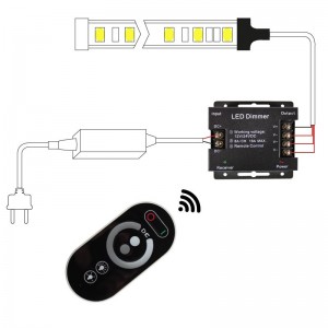 Contrôleur variateur LED Dual CCT 12V / 24V avec télécommande