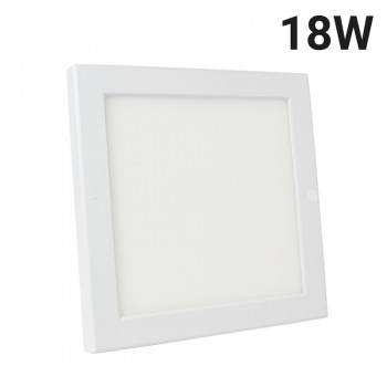 Downlight LED de surface extra-plat carré 18W 230V 220X220MM Downlight LED de surface extra-plat carré 18W 230V 220X220MM