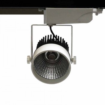 Projecteur LED rail Monophasé 25W Projecteur LED rail Monophasé 25W