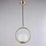 Lampe suspendue boule de cristal