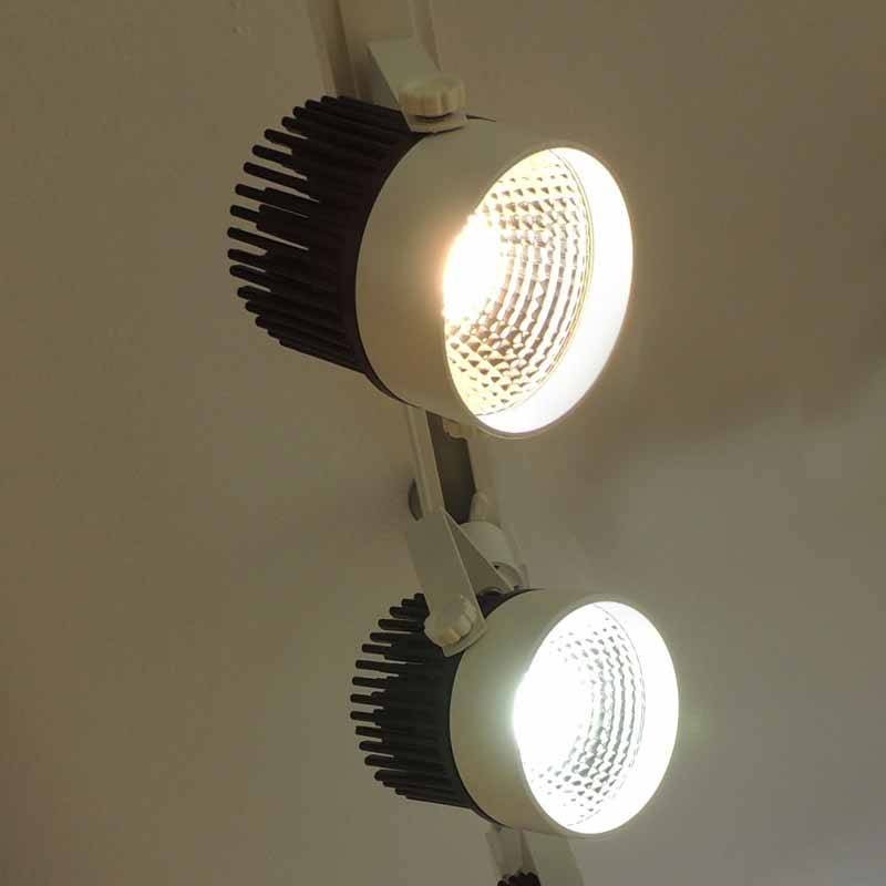 Projecteur LED pour rail Monophasé 12W