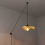 Lampe suspendue en osier avec câble "ALINA"