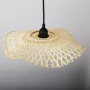 Lampe suspendue en osier avec câble "ALINA"