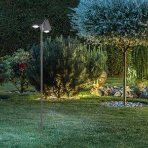 Lampadaire solaire avec détecteur IP44