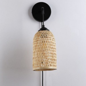 Luminaire en bambou