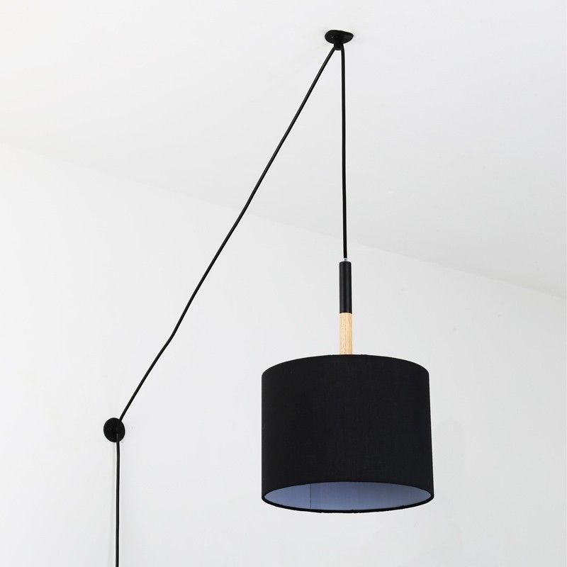 Lampe suspendue avec abat-jour
