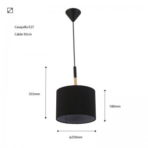 Luminaire à suspendre minimaliste