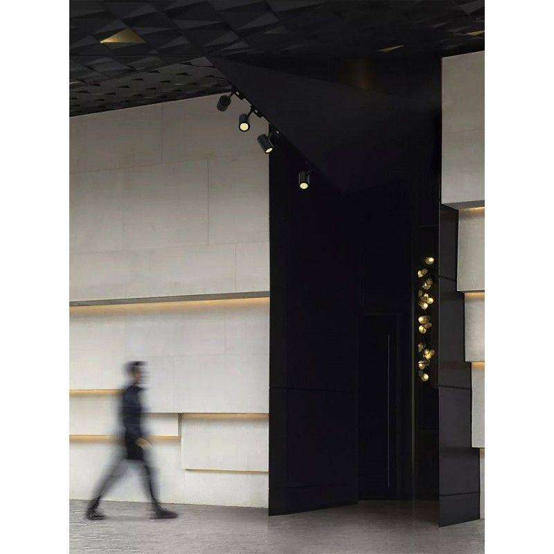 Spot GU10 orientable pour rail monophasé Spot GU10 orientable pour rail monophasé