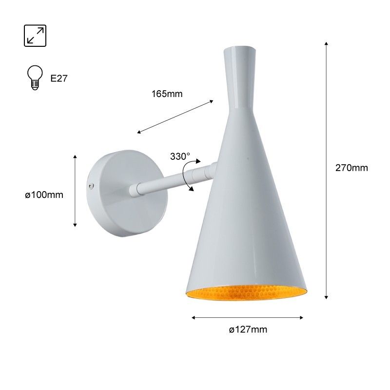 Applique murale orientable "Sweden" Applique murale orientable "Sweden"