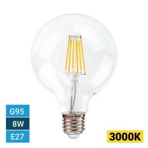 Ampoule à filament LED G95 E27 8W