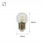 Ampoule LED à filament décorative 1W E27